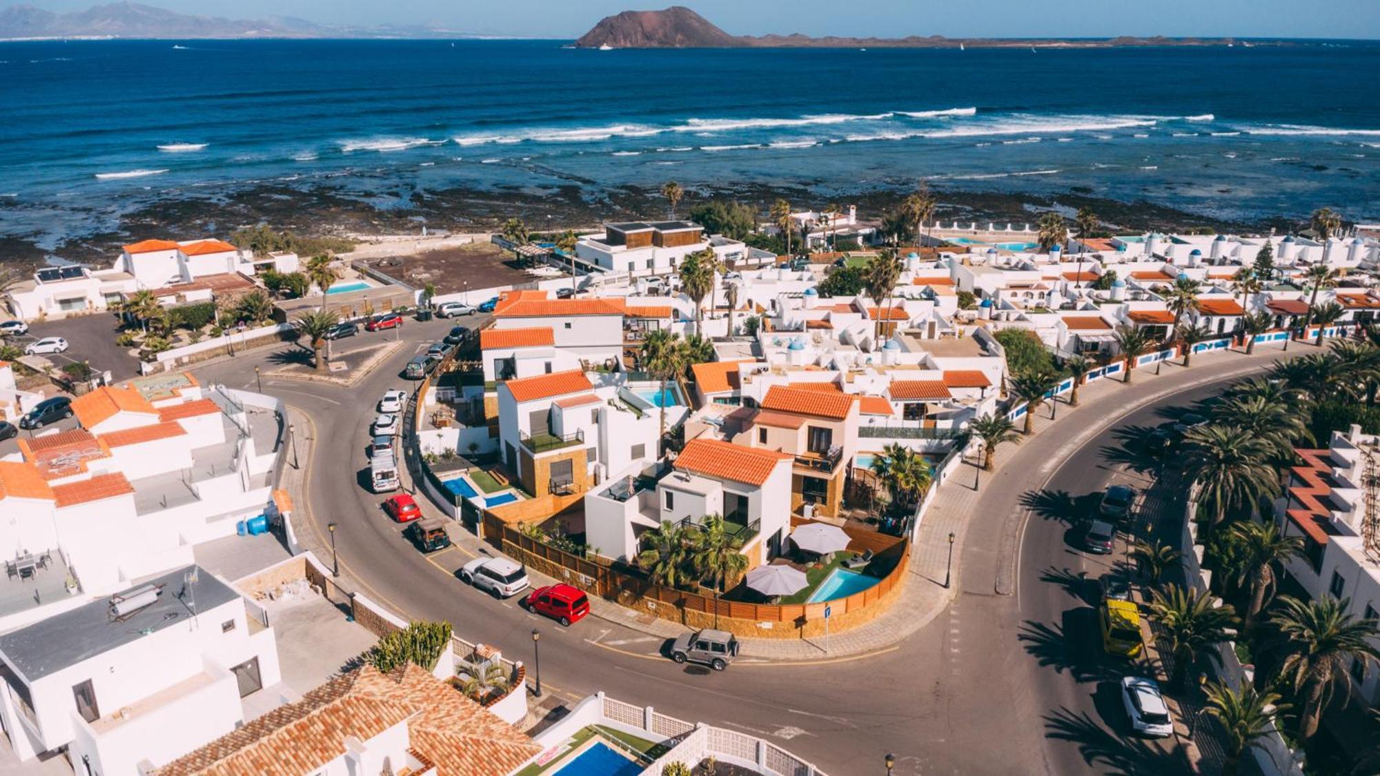 Paradise Beach House: piscina privada, playa 100m Corralejo Bagian luar foto