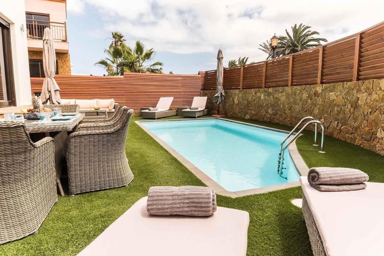 Paradise Beach House: piscina privada, playa 100m Corralejo Bagian luar foto